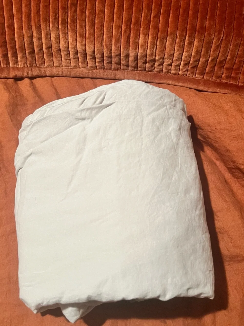 QUINCE European Linen Duvet Cover — Light Gray, king / cal king